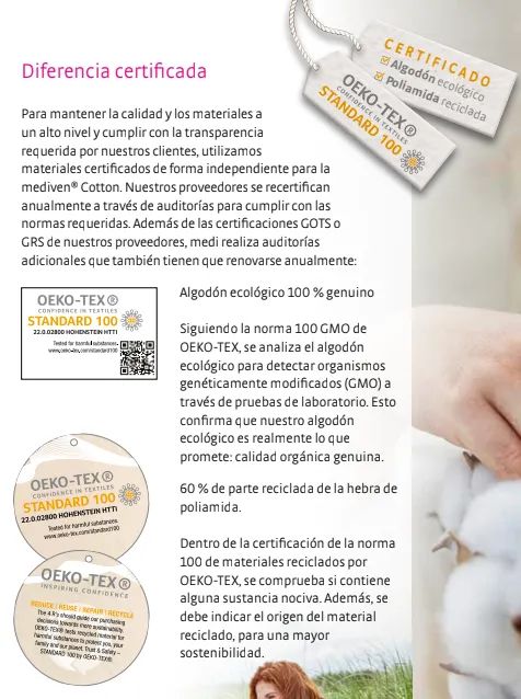 Mediven Cotton Media Larga (2 piernas)