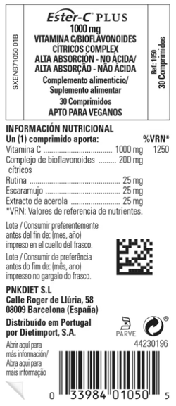 Solgar Ester-C® Plus 1000 mg – Vitamina C avanzada de liberación prolongada